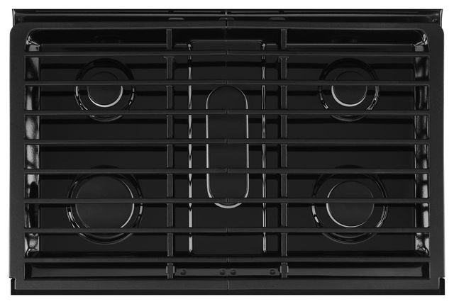 Whirlpool® 30" Black Ice Freestanding Gas Double Oven-4