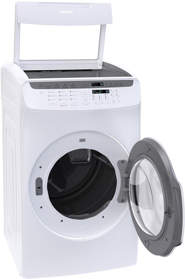 Samsung 7.5 Cu. Ft. White Gas Dryer-4