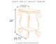 Signature Design by Ashley® Rafferty Dark Brown Chair Side End Table-2