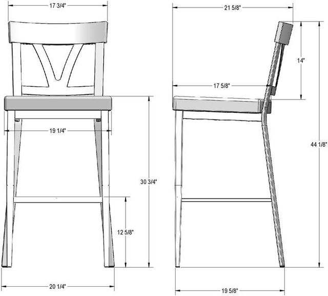 Amisco Customizable Lawrence Upholstered Bar Stool-2