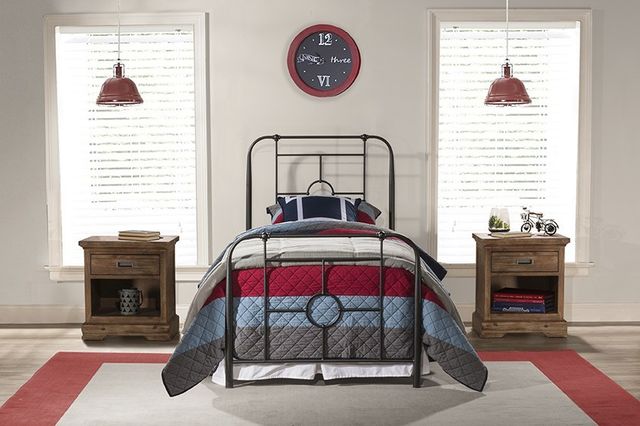 HH2 Home Trenton Black Sparkle Twin Youth Bed-3