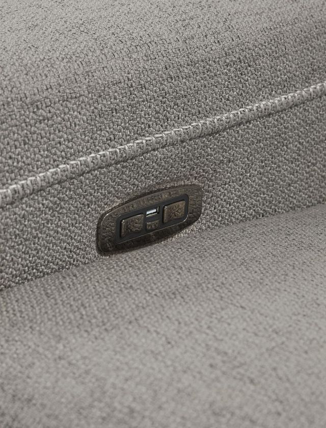Signature Design by Ashley® Mabton 3-Piece Gray Power Reclining Left-Arm Facing Sectional and Chaise-3