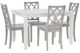 Powell® Maui 5-Piece Gray/White Dining Set-0