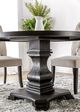 Furniture of America® Nerissa Antique Black Round Dining Table-3