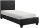 Homelegance® Lorenzi Black Twin Platform Panel Bed-0