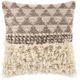 Surya Merida Taupe 20"x20" Toss Pillow with Polyester Insert-0