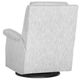 Fairfield® Customizable Greek Key Arm Manual Swivel Glider Recliner -3