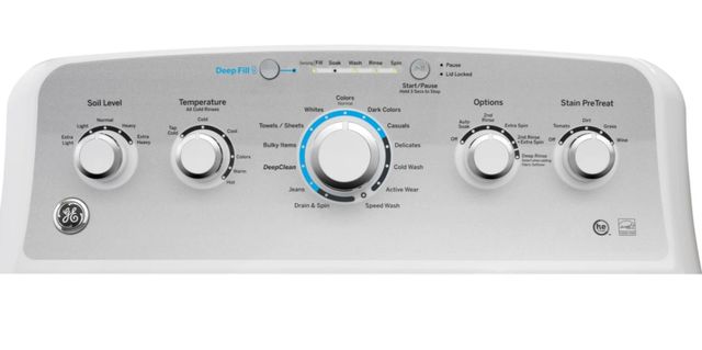 GE® 4.6 Cu. Ft. White Impeller Top Load Washer-3