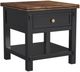 A-America® Stormy Ridge Chicory/Slate Black End Table-0