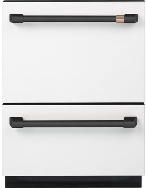 Café™ Flat Black Under The Counter Refrigerator Handle Kit-1
