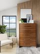 Riverside Furniture Elsie Classic Walnut Five Drawer Chest-1