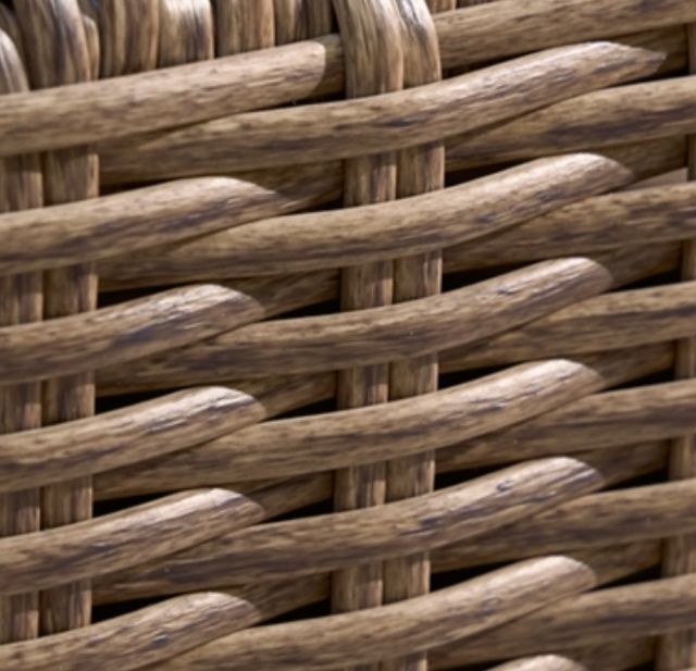 Signature Design by Ashley® Laguna Heights Beige Rattan Outdoor Side Chair-4