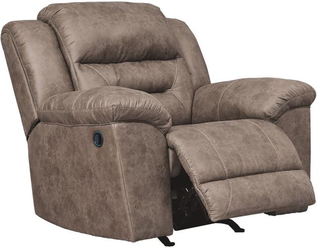 Signature Design by Ashley® Stoneland 3-Piece Fossil Living Room Set with Reclining Sofa-3