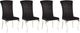 Coaster® Betty 4-Piece Black Side Chairs-0