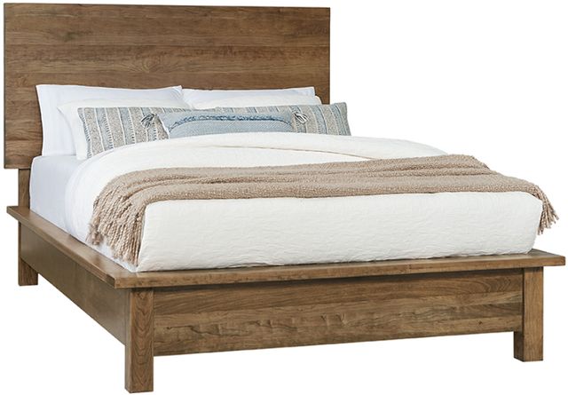LM Co Home By Vaughan-Bassett Crafted Cherry by Ben & Erin Napier Medium Cherry Queen Terrace Bed-0