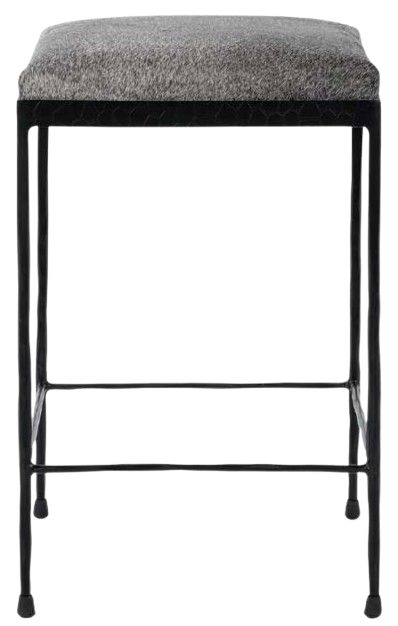 Classic Home Bose Black/Sparrow Gray Counter Stool-2