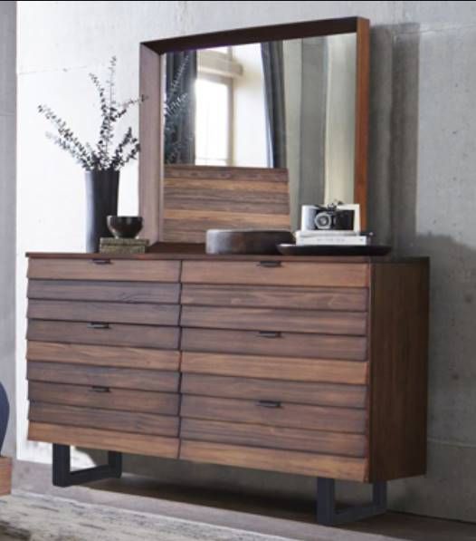 American Wholesale Furniture Urban Brown Mirror-1
