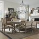 Liberty Furniture Americana Farmhouse 6-Piece Beige/Dusty Taupe Trestle Dining Set-1
