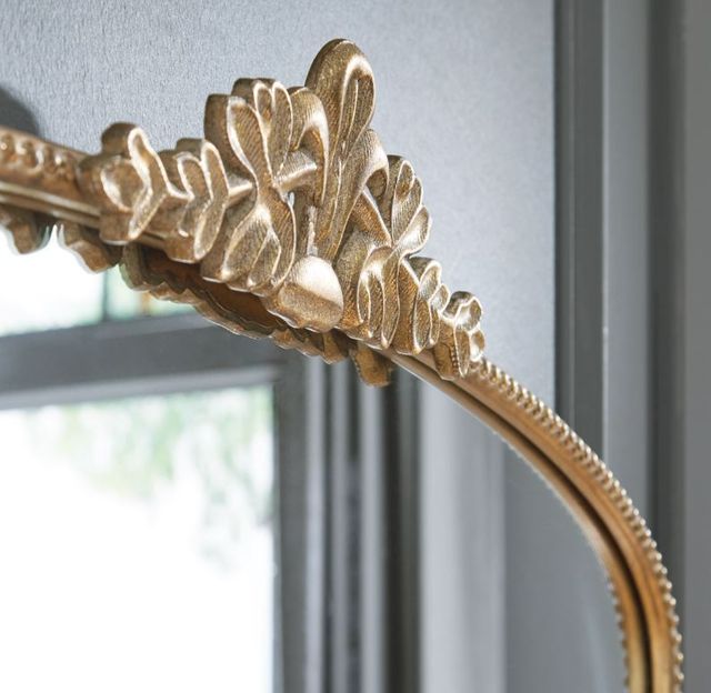 Signature Design by Ashley® Tellora Gold Accent Mirror-3