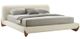 VIG Furniture Modrest Fleury Cream/Walnut Queen Panel Bed-0