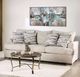 Furniture of America® Leytonstone 2-Piece Cream Living Room Sitting Set-1