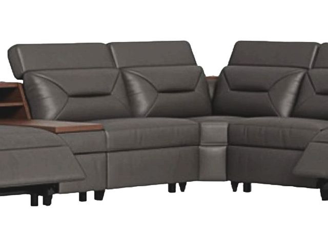 Palliser® Furniture Customizable Apex 6-Piece Power Reclining Sectional with Console with Shelves-2