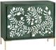 Crestview Collection Flourish Green Accent Cabinet-0