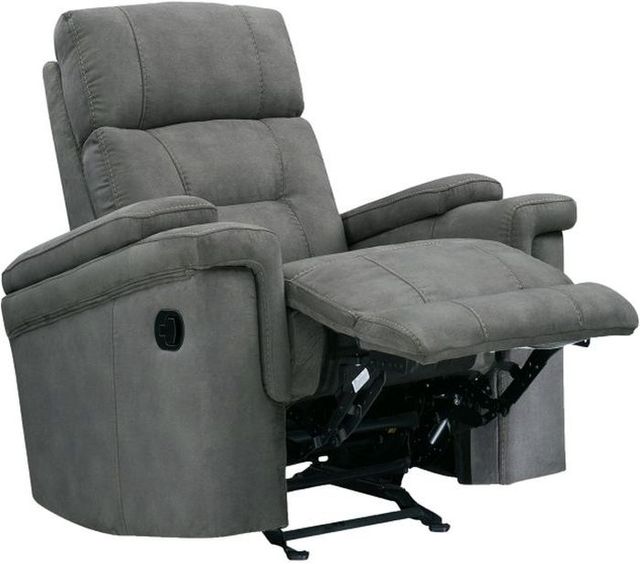 Parker House® Diesel Cobra Grey Manual Glider Recliner-4