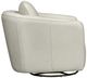 Parker House® Dante Renaissance Ivory Swivel Glider Accent Chair-2