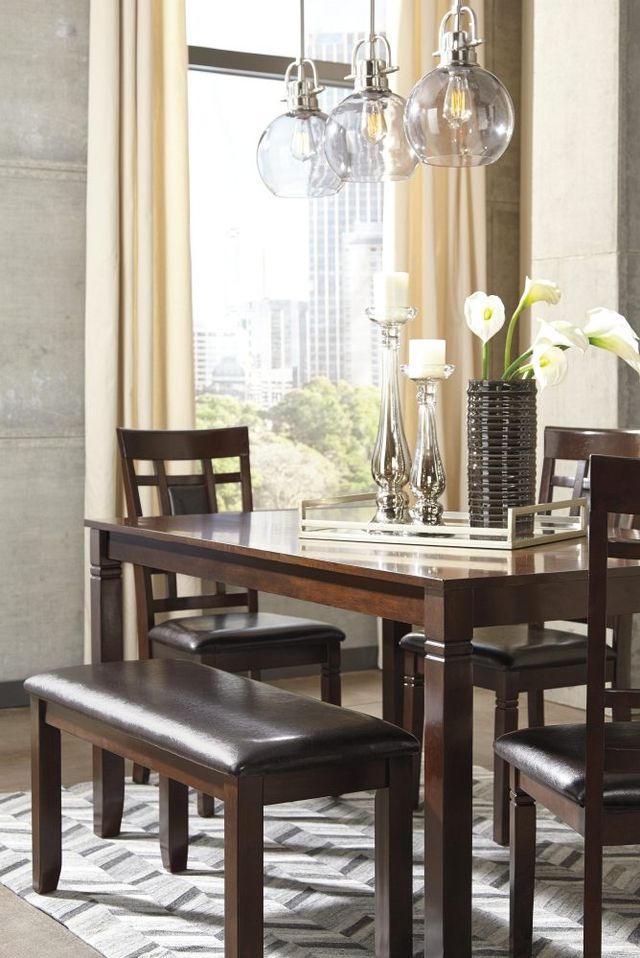 Signature Design by Ashley® Bennox 6-Piece Brown Dining Table Set-1