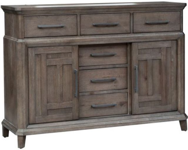 Liberty Furniture Artisan Prairie Dark Brown Dresser and Mirror-3