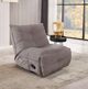 Elements International Zara Lugano Dove Power Swivel Recliner-2