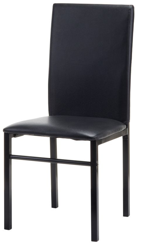 Mazin Furniture Tempe II 5-Piece Black/Dark Brown Dinette Set-2