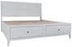 Jofran Inc. Maxton 4-Piece Ivory Queen Panel Storage Bedroom Set-2