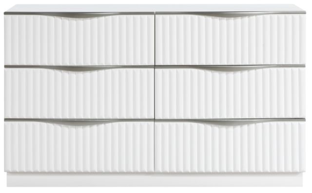 Homelegance® Linea Pearl White Dresser-2