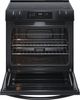 Frigidaire® 30" Black Slide-In Electric Range with Steam Clean-1