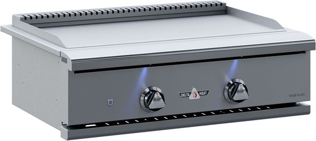 Delta Heat 32" Stainless Steel/White Outdoor Liquid Propane Griddle-1