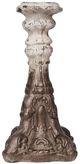 A & B Home Magnesia Gold/White Candle Holder-0