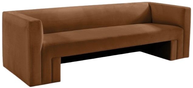 Meridian Furniture Henson Saddle Velvet Sofa-0