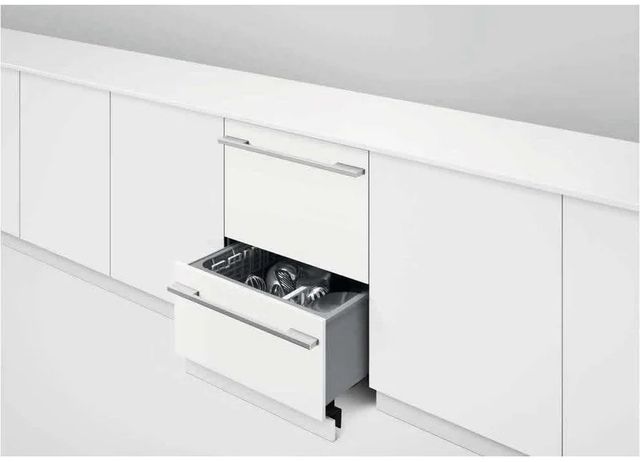 Fisher & Paykel Series 9 24" Panel Ready Integrated Tall Double DishDrawer™ dishwasher-2