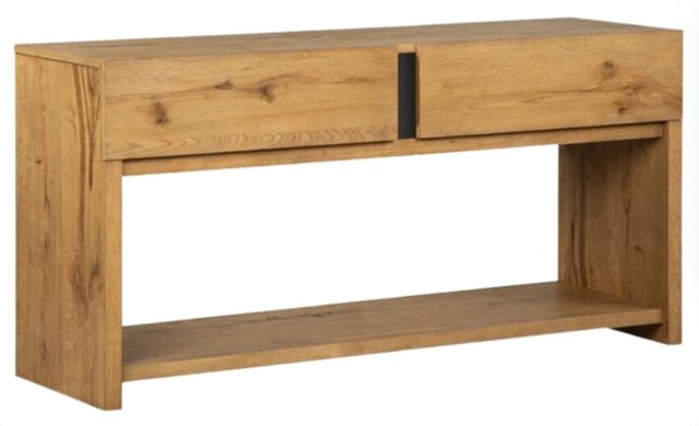 Magnussen Home® Ripley Rustic Caramel Brown Sofa Table-0