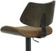 Armen Living Leland 2-Piece Espresso/Vintage Dark Brown Barstool Set-5