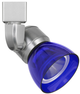 Cal® Lighting & Accessories Blue/Brushed Steel Track Light-0