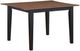 Steve Silver Co. Joplin Walnut Dining Table with Ebony Base-0