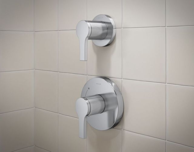 KOHLER® Elate® MasterShower® Polished Chrome Transfer Valve Trim-3