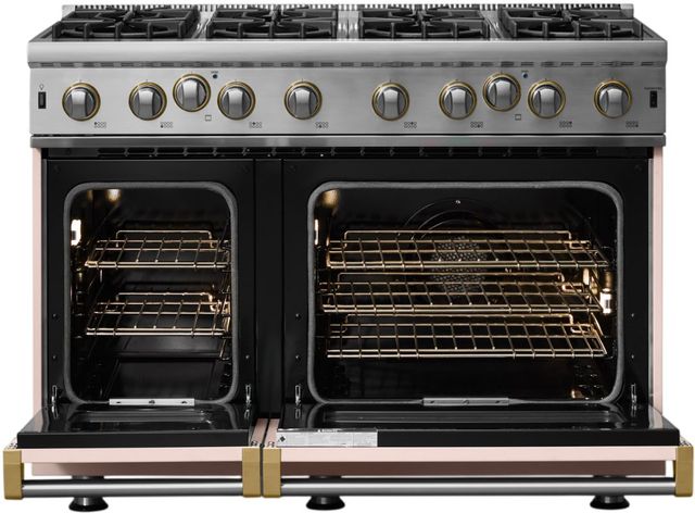 Viking® 5 Series 48" Blush Liquid Propane Pro Style Gas Range-1