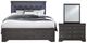 Global Furniture USA Pompei 3-Piece Metallic Gray Queen Panel Bedroom Set-0