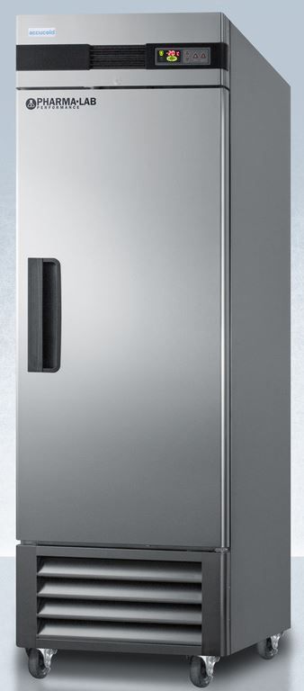Accucold® Pharma-Lab Performance Series 28" 23 Cu. Ft. Stainless Steel Upright Pharmacy Freezer-1