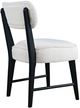 Jofran Inc. Urban Archive Wes Black/White Upholstered Dining Side Chair-4