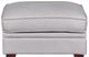Leather Italia™ Cambria Stanton Gray Split Ottoman-1